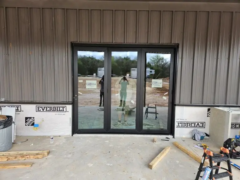 after Sliding glass door new constuction cleburne